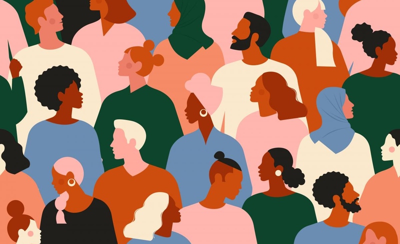 People Illustration MAp Boutique Consultancy, Zurich – B Corp certified company
