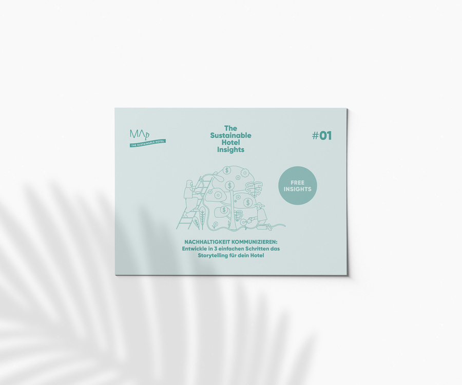 Bild des Templates zur Kommunikation von Nachhaltigkeit in drei Schritten.