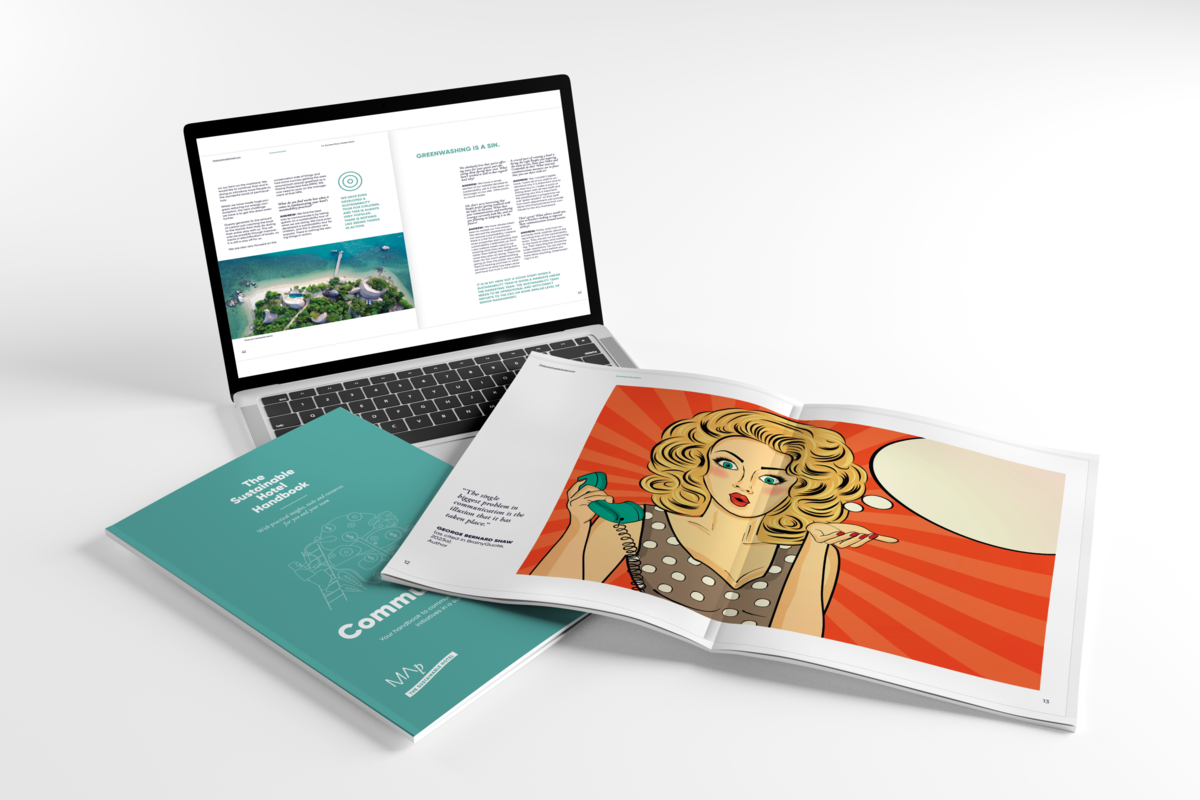 Master your Sustainability Communication. MAp Boutique Consultancy - The Sustainable Hotel - Sustainability communication